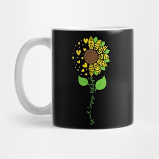 Speech Language Pathologist Sunflower SLP Mug